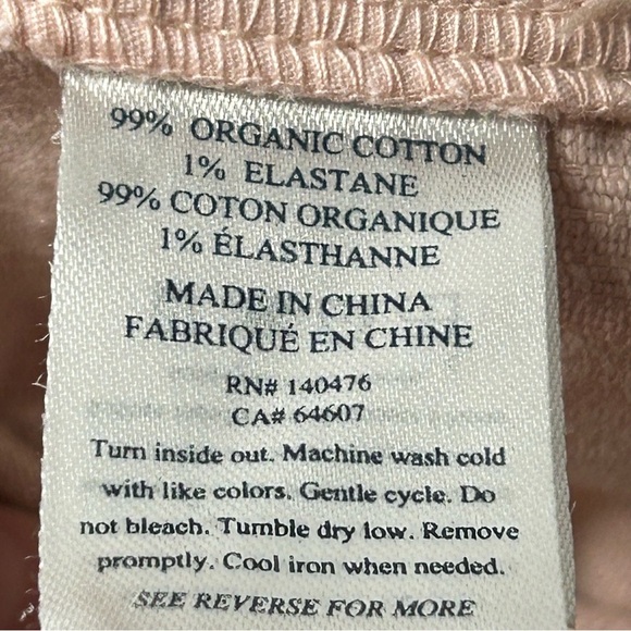 Faherty Pale Pink Corduroy Pull-On Elastic Tie Waist w/Pockets Sz M - Picture 10 of 10